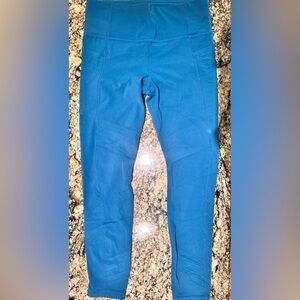 Athleta Teal/Blue Size M Leggings